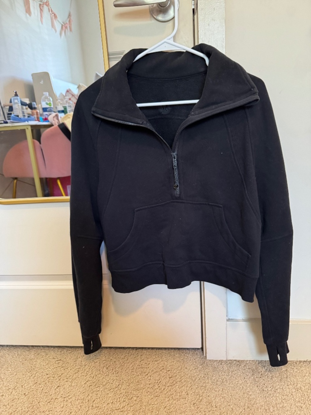 Lululemon scuba funnel neck half zip
